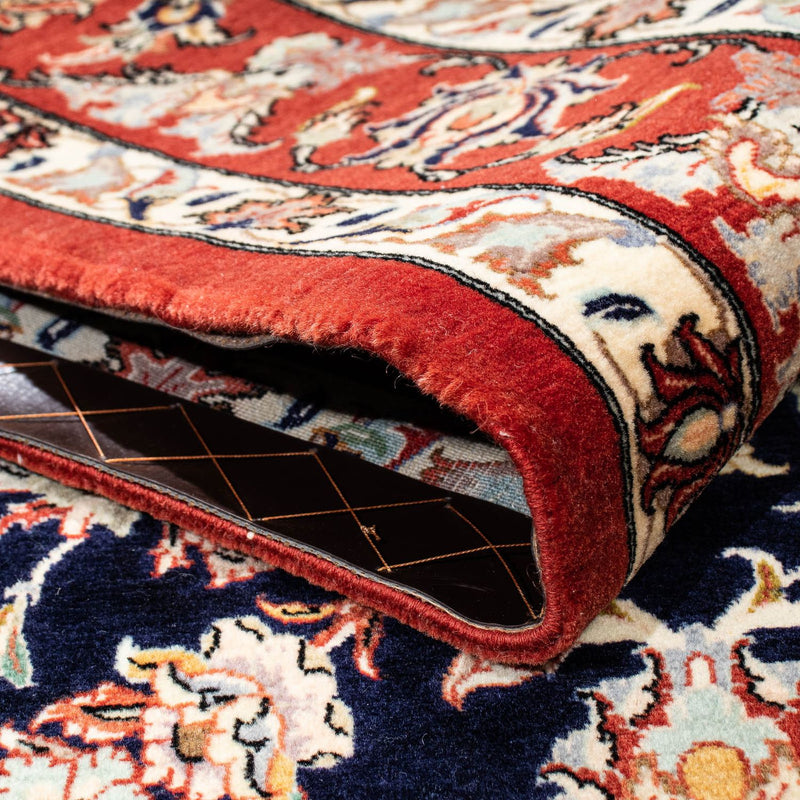 Dywan perski - Ghom - 201 x 138 cm - ciemnoniebieski