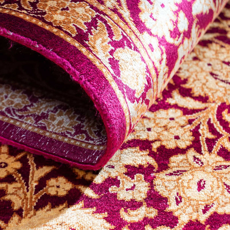 Dywan perski - Ghom - 146 x 100 cm - ciemna czerwień