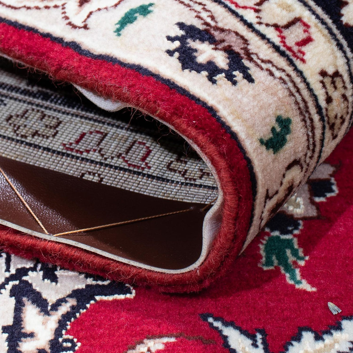 Dywan perski - Tabriz - Królewski - 204 x 151 cm - ciemna czerwień