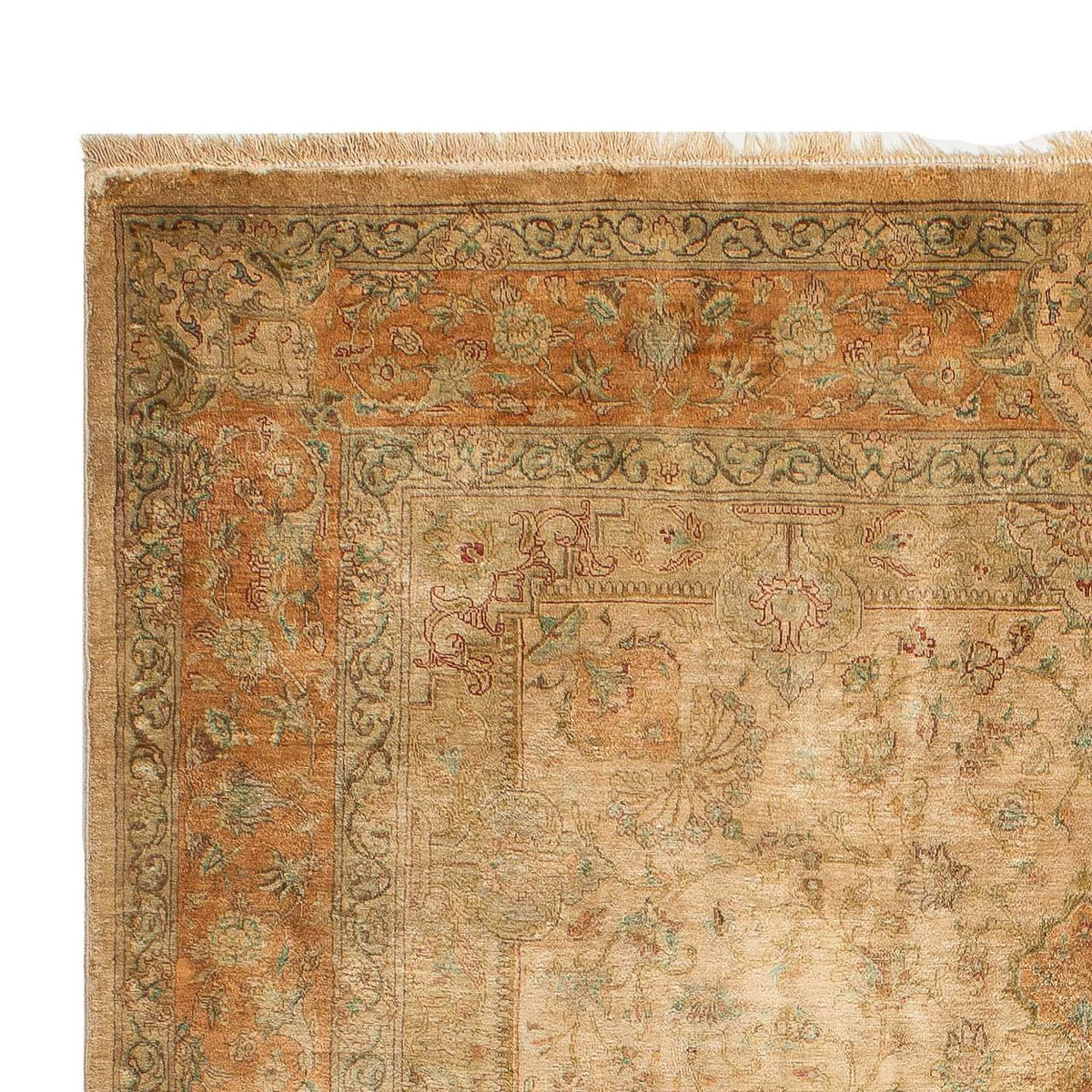 Dywan perski - Ghom - 194 x 138 cm - wielokolorowy