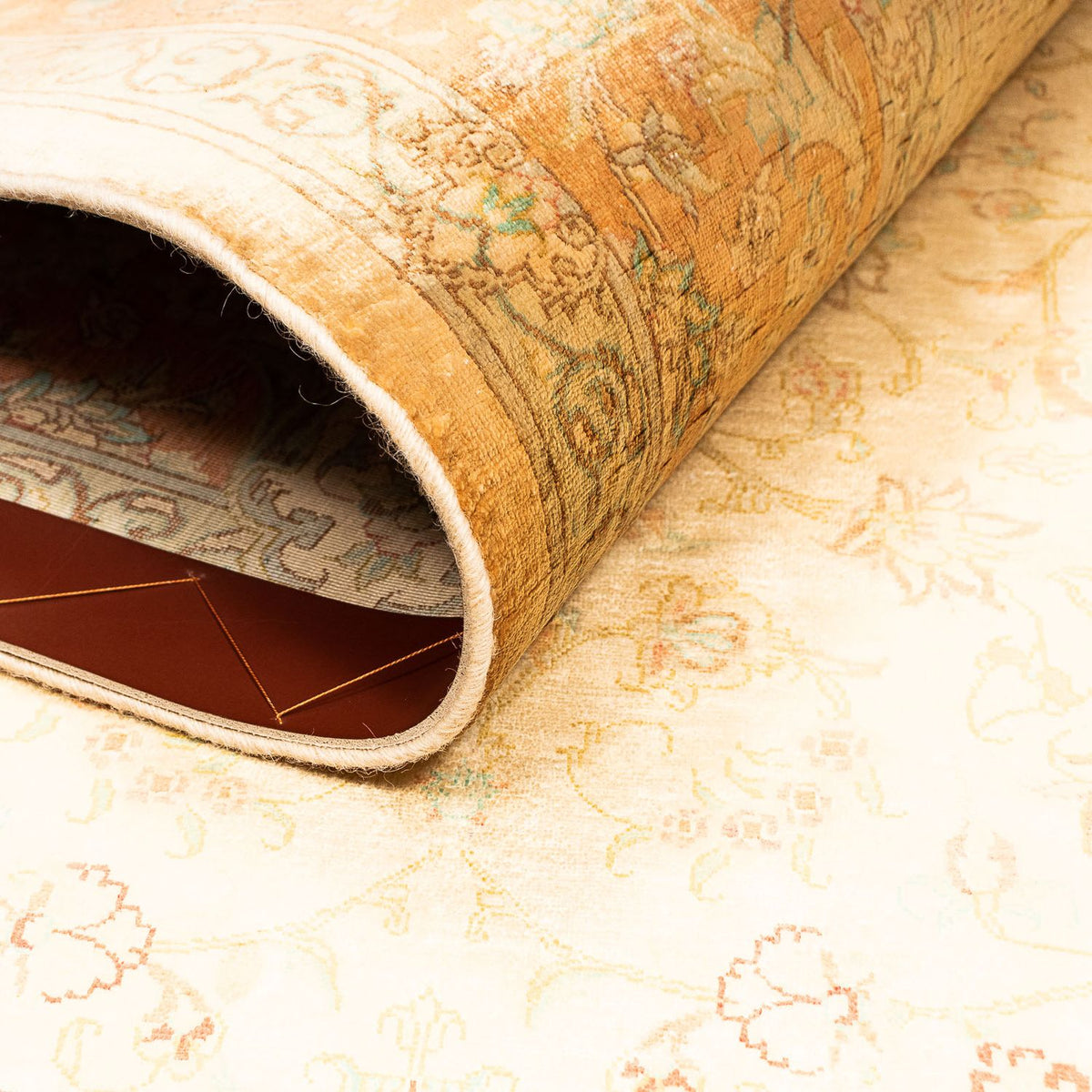 Dywan perski - Ghom - 194 x 138 cm - wielokolorowy