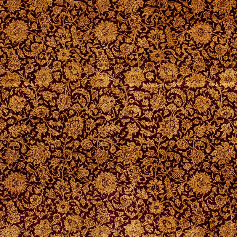Jedwabny dywan - Ghom Silk - Premium - 216 x 132 cm - ciemnoniebieski