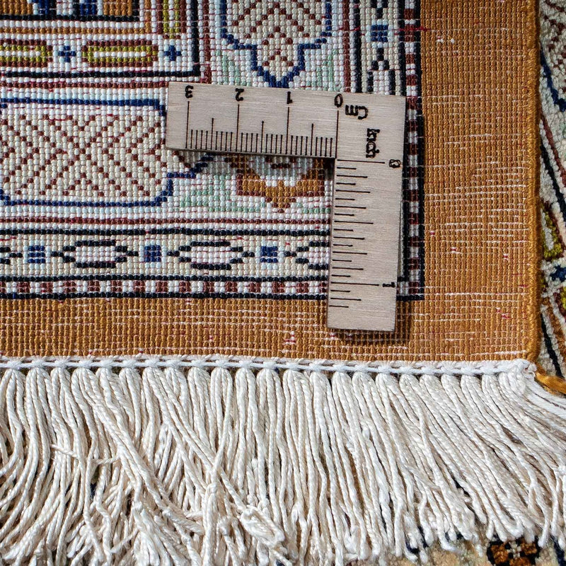 Dywan perski - Ghom - 79 x 57 cm - brązowy