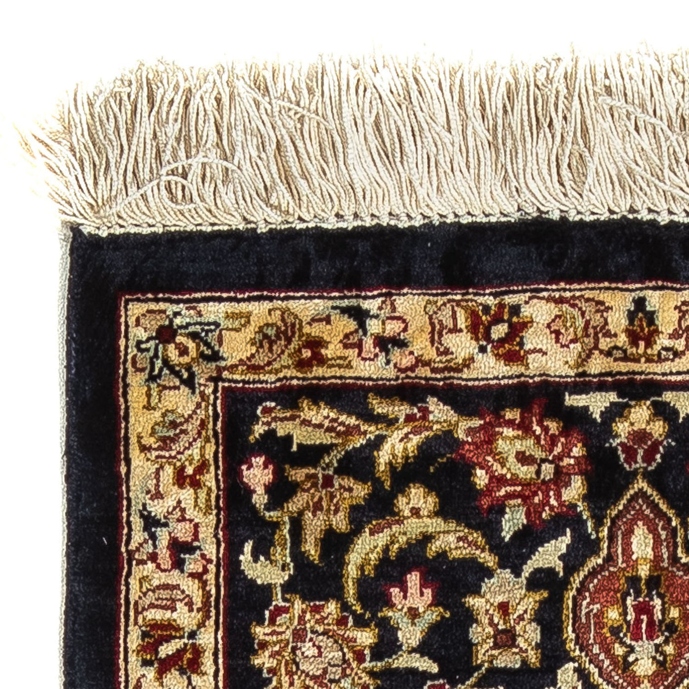 Qom jedwab Dywan 41x28cm - Dywan perski