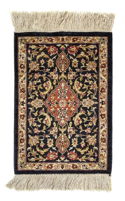 Qom jedwab Dywan 28x41cm - Dywan perski