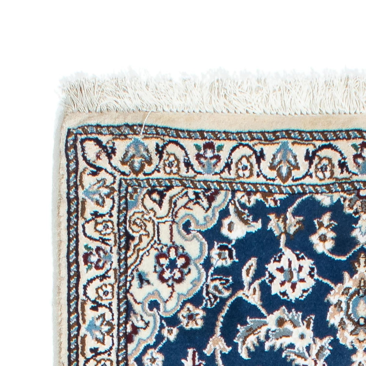 Biegacz Dywan perski - Nain - Królewski - 190 x 62 cm - ciemnoniebieski