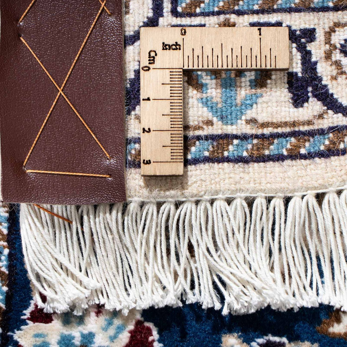 Biegacz Dywan perski - Nain - Królewski - 190 x 62 cm - ciemnoniebieski