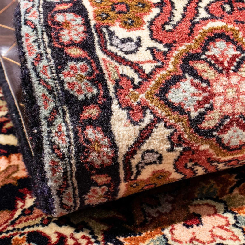 Dywan perski - Bijar - 239 x 171 cm - ciemnoniebieski