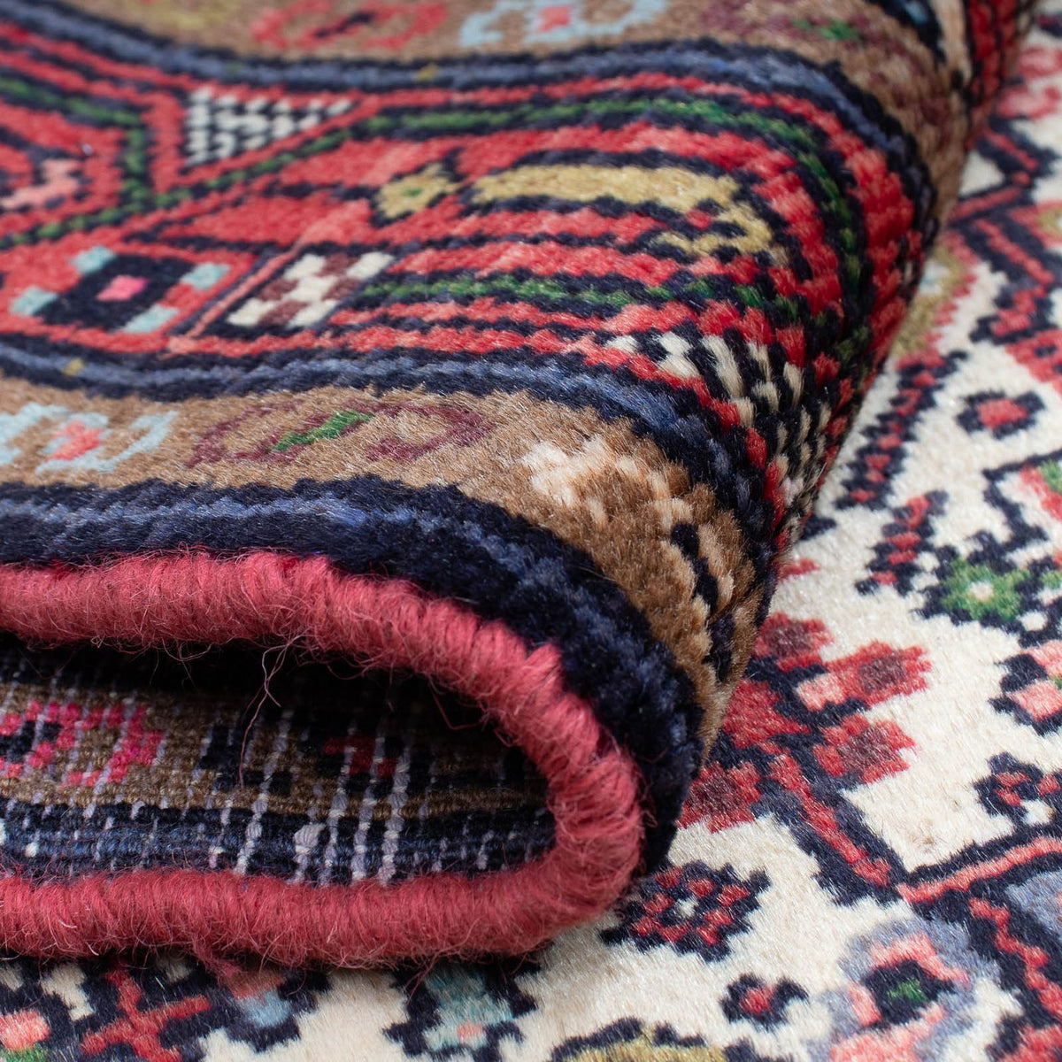 Perski dywan - Nomadyczny - 125 x 78 cm - beżowy