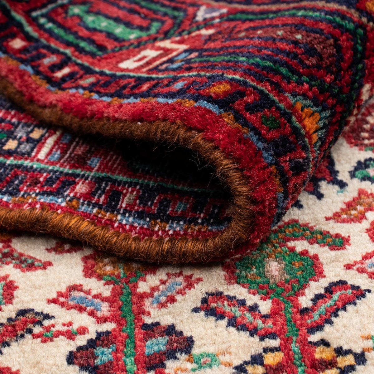 Perski dywan - Nomadyczny - 125 x 80 cm - ciemna czerwień