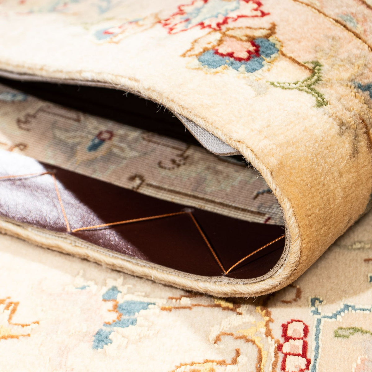 Dywan perski - Tabriz - Królewski - 200 x 149 cm - jasnobrązowy