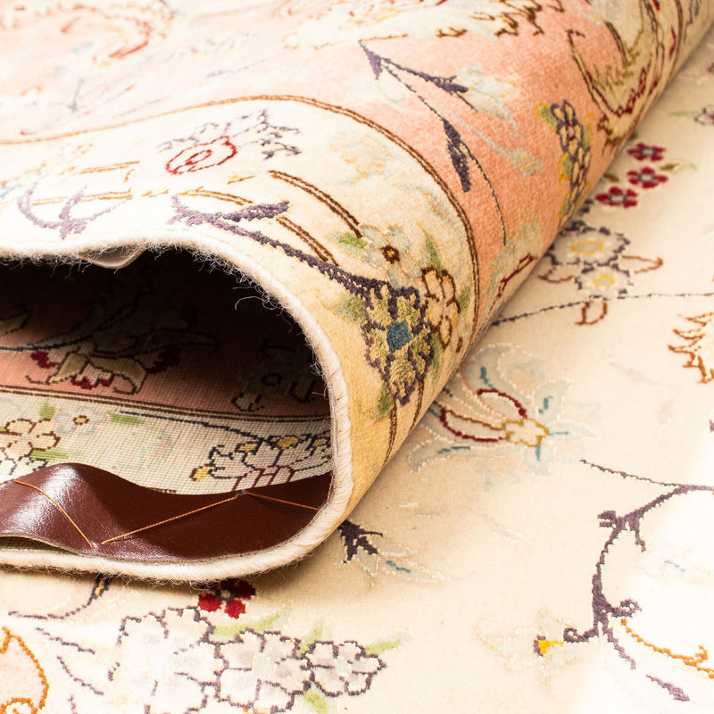 Dywan perski - Tabriz - Królewski - 302 x 196 cm - beżowy