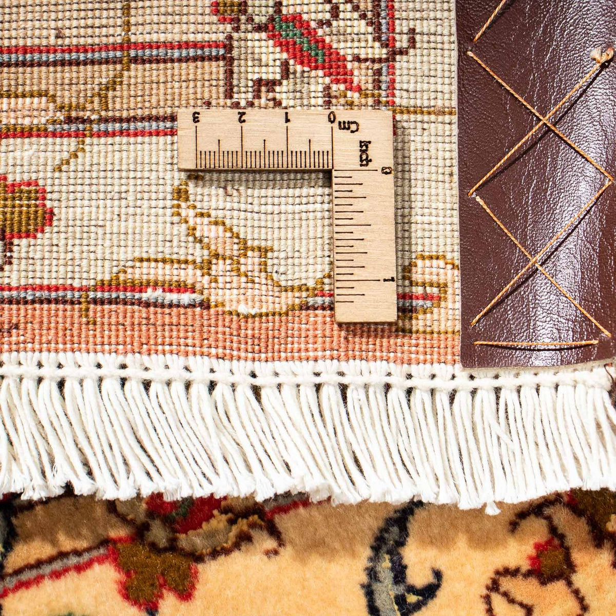 Dywan perski - Tabriz - Królewski - 193 x 156 cm - rdza