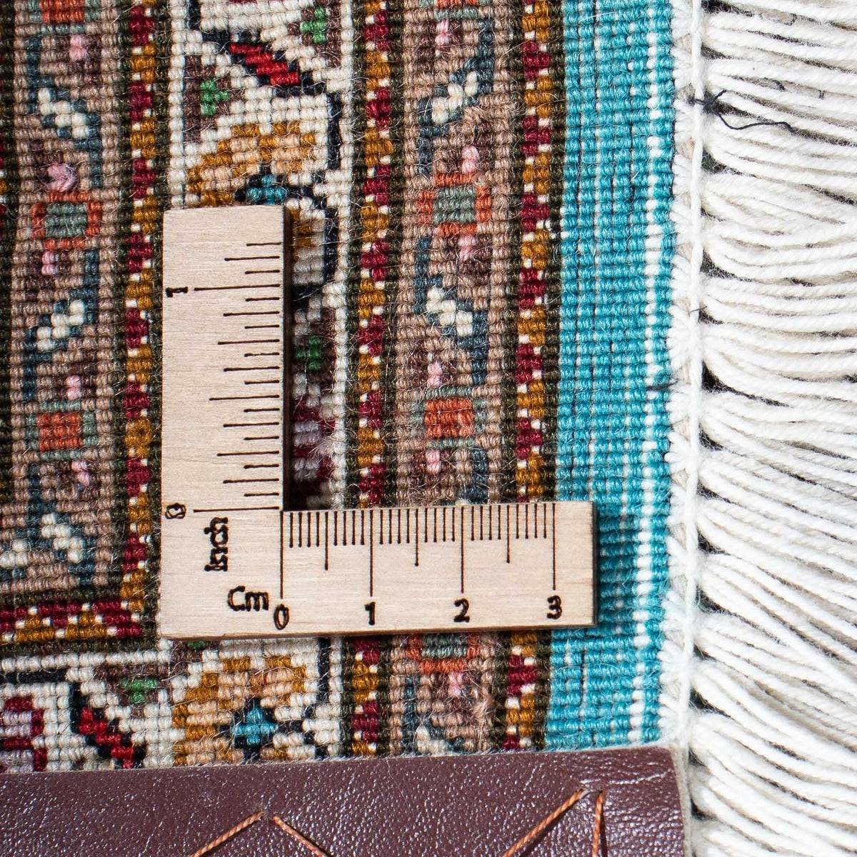 Dywan perski - Tabriz - 202 x 150 cm - turkusowy