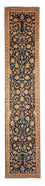 Biegacz Dywan perski - Tabriz - Królewski - 300 x 66 cm - ciemnoniebieski