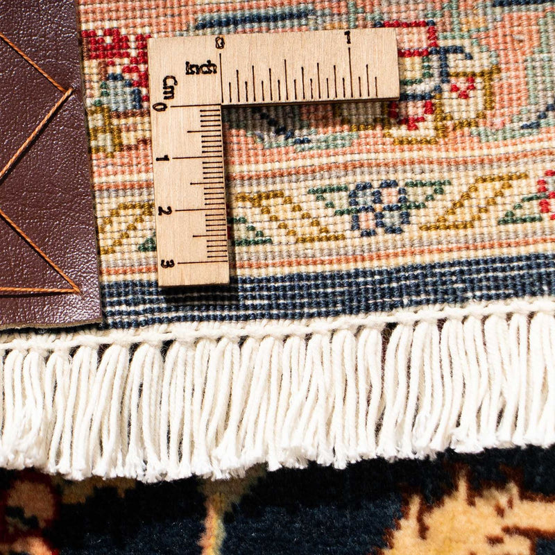 Biegacz Dywan perski - Tabriz - Królewski - 300 x 66 cm - ciemnoniebieski