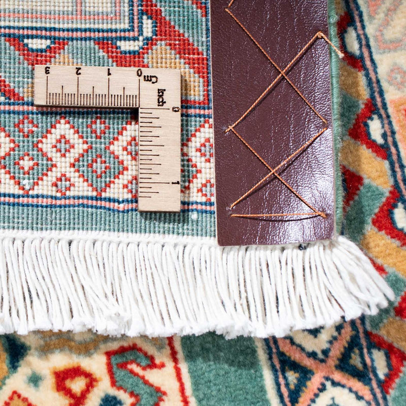 Biegacz Dywan perski - Tabriz - Królewski - 187 x 70 cm - turkusowy