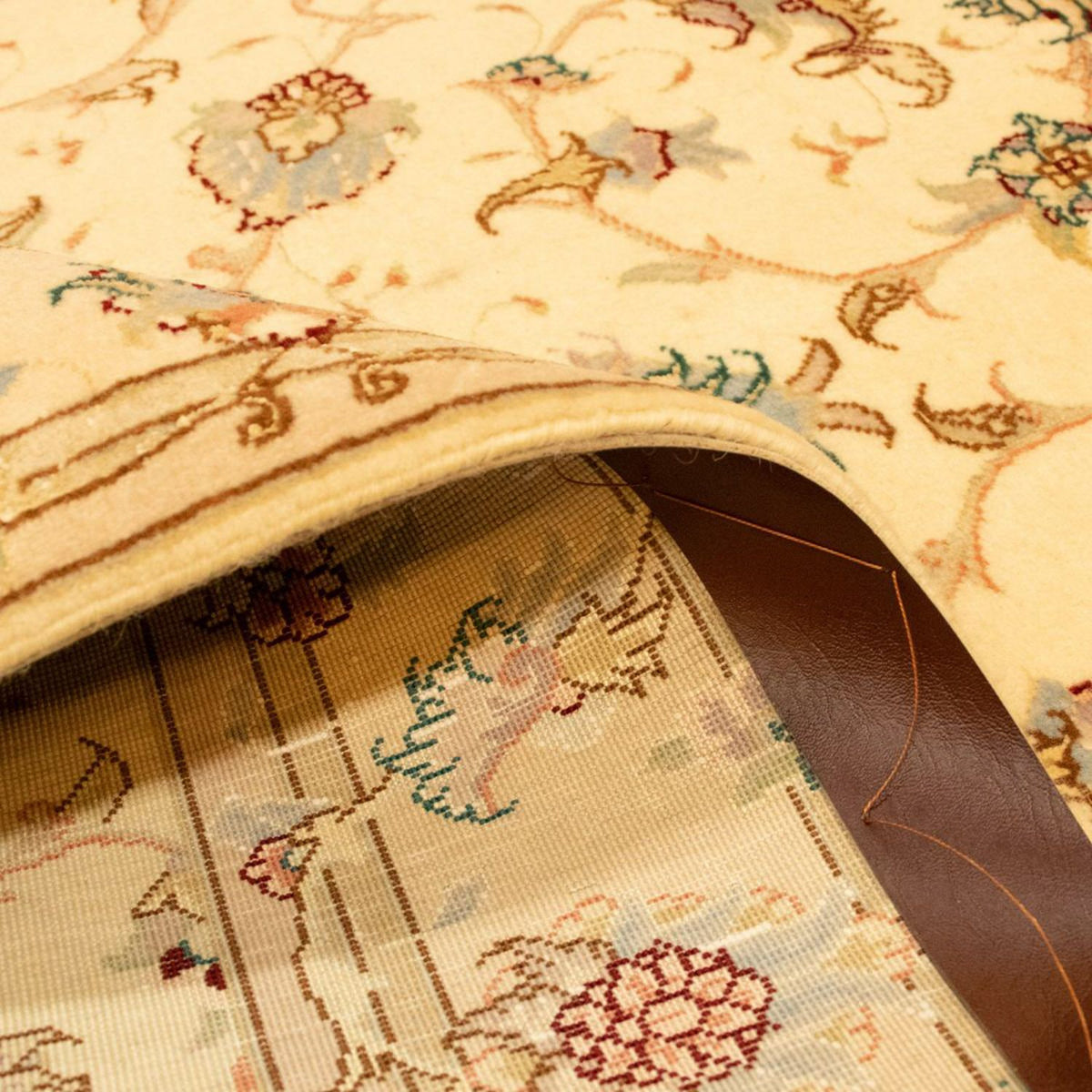 Dywan perski - Tabriz - Królewski - 149 x 100 cm - beżowy