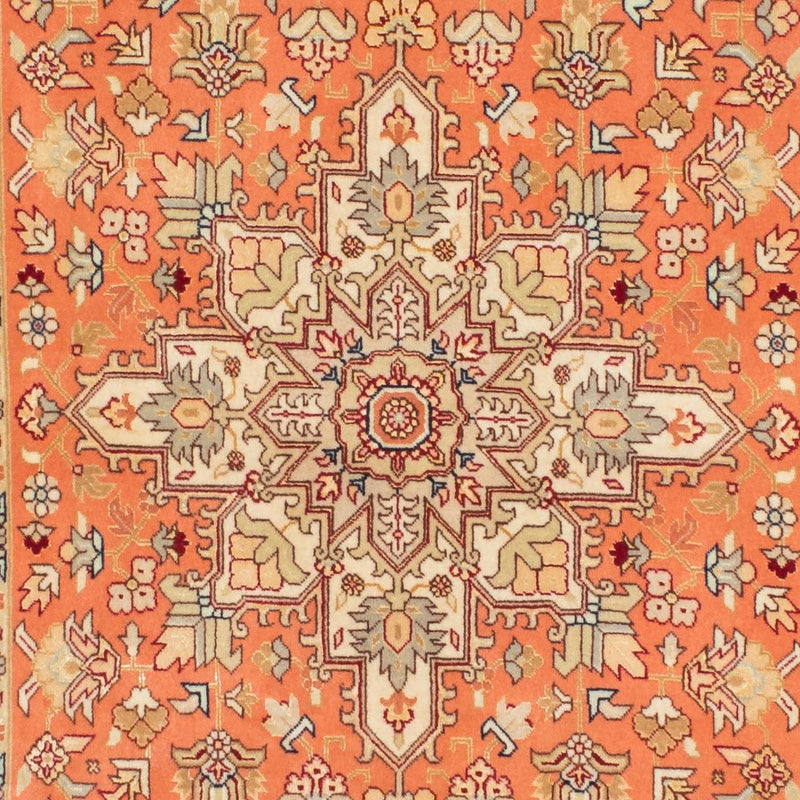 Biegacz Dywan perski - Tabriz - Królewski - 216 x 80 cm - rdza