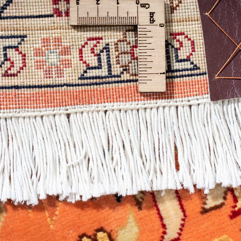 Biegacz Dywan perski - Tabriz - Królewski - 216 x 80 cm - rdza