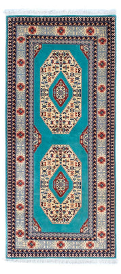 Biegacz Dywan perski - Tabriz - Królewski - 175 x 76 cm - niebieski