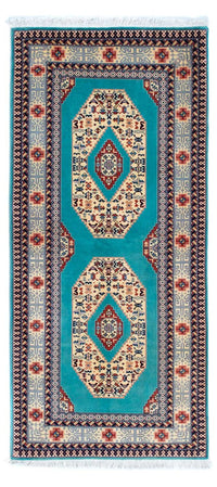 Biegacz Dywan perski - Tabriz - Królewski - 175 x 76 cm - niebieski