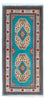 Biegacz Dywan perski - Tabriz - Królewski - 175 x 76 cm - niebieski