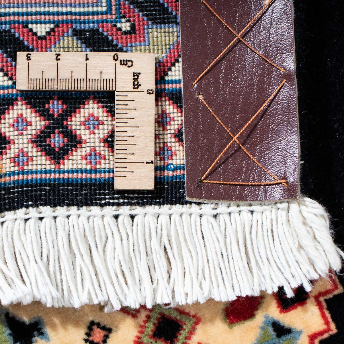 Biegacz Dywan perski - Tabriz - Królewski - 188 x 74 cm - ciemnoniebieski