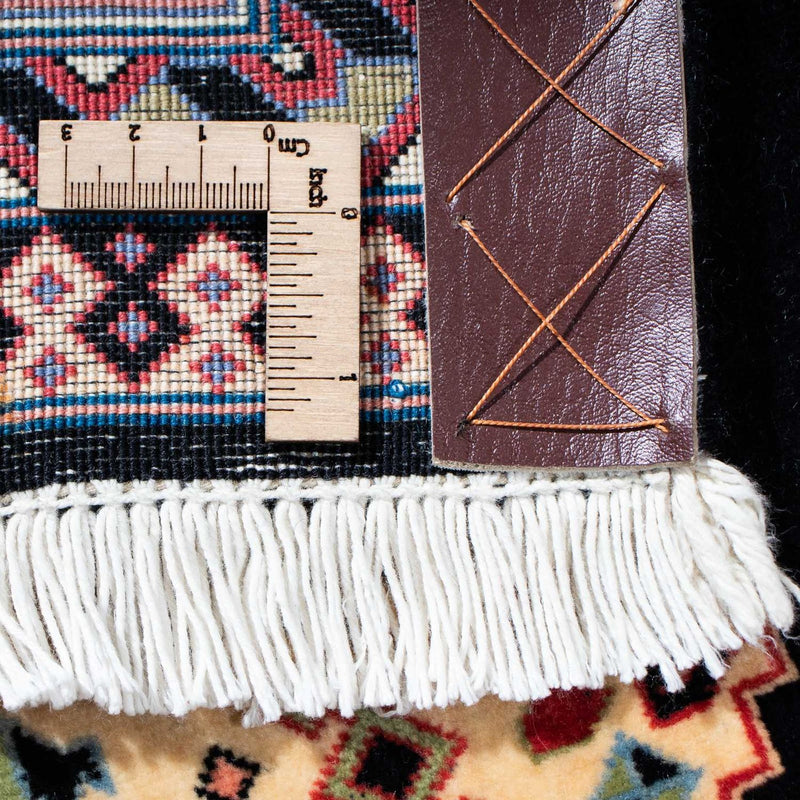 Biegacz Dywan perski - Tabriz - Królewski - 188 x 74 cm - ciemnoniebieski