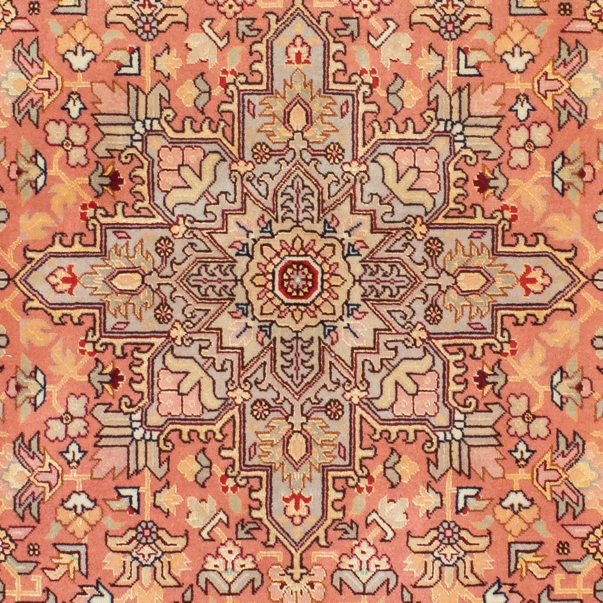 Biegacz Dywan perski - Tabriz - Królewski - 206 x 82 cm - wielokolorowy