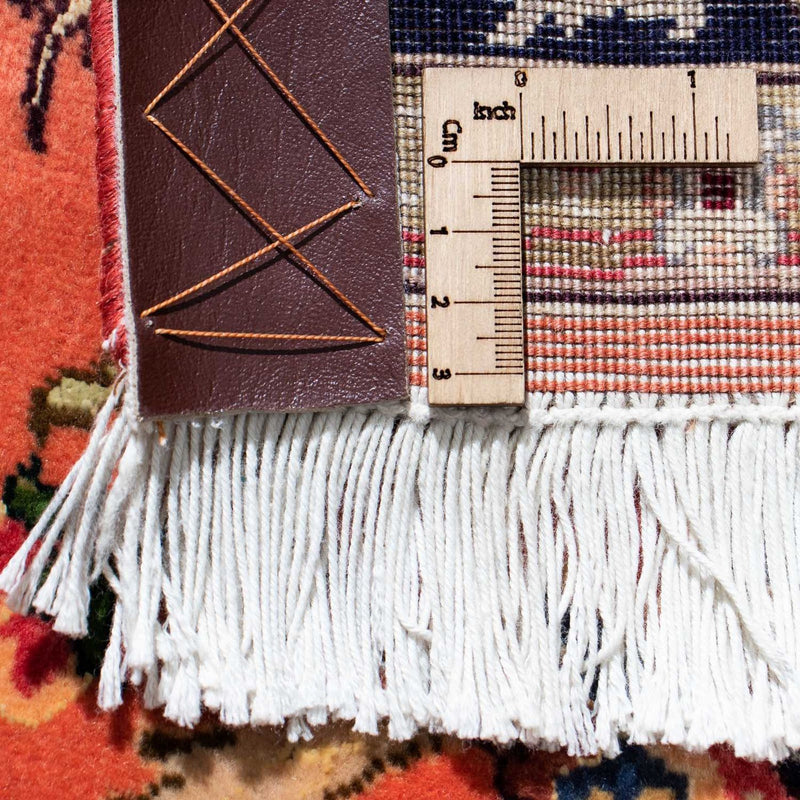 Biegacz Dywan perski - Tabriz - Królewski - 217 x 79 cm - rdza