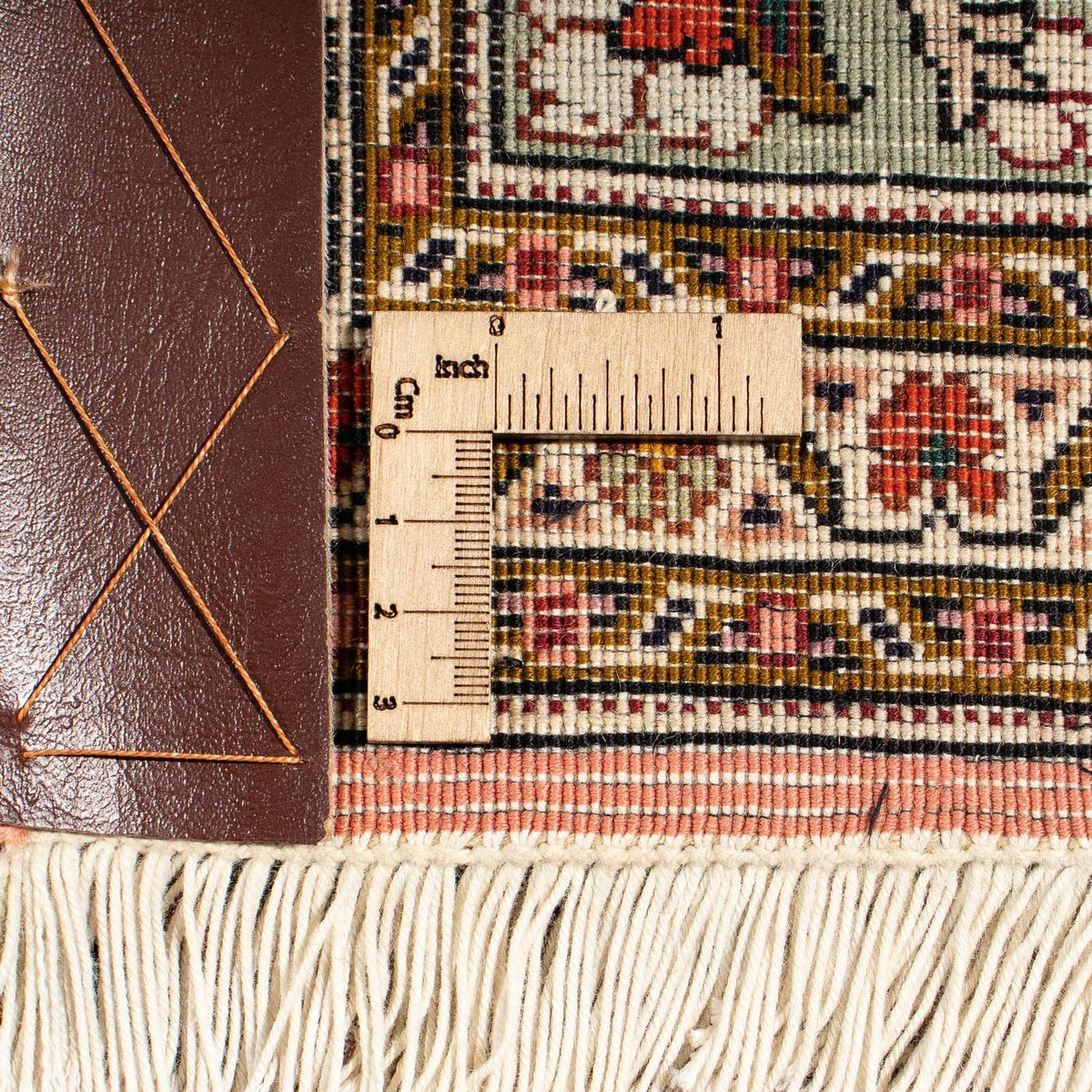 Dywan perski - Tabriz kwadratowy  - 206 x 206 cm - brązowy