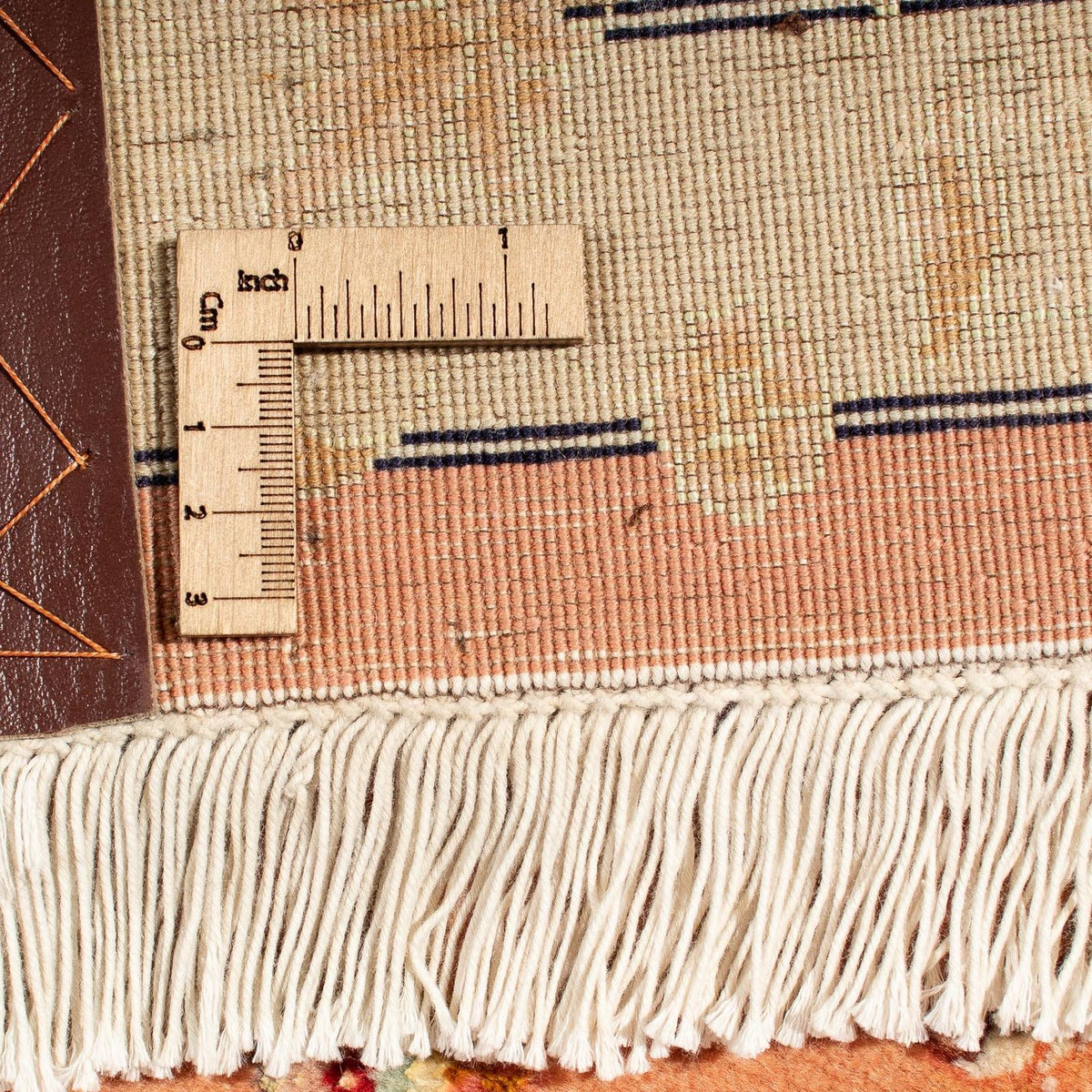 Dywan perski - Tabriz - Królewski kwadratowy  - 204 x 192 cm - jasna czerwień