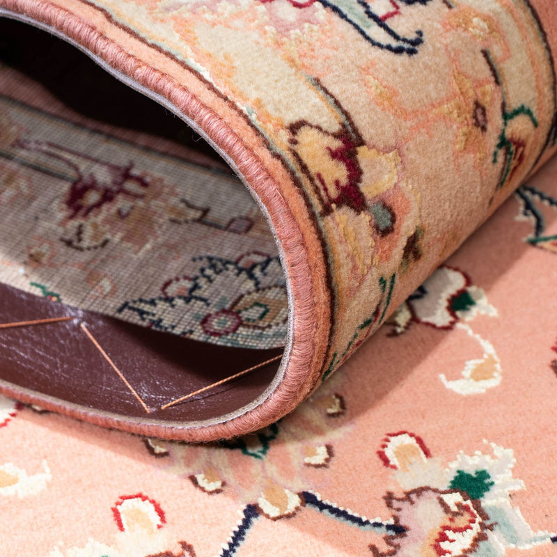 Biegacz Dywan perski - Tabriz - Królewski - 165 x 74 cm - jasna czerwień