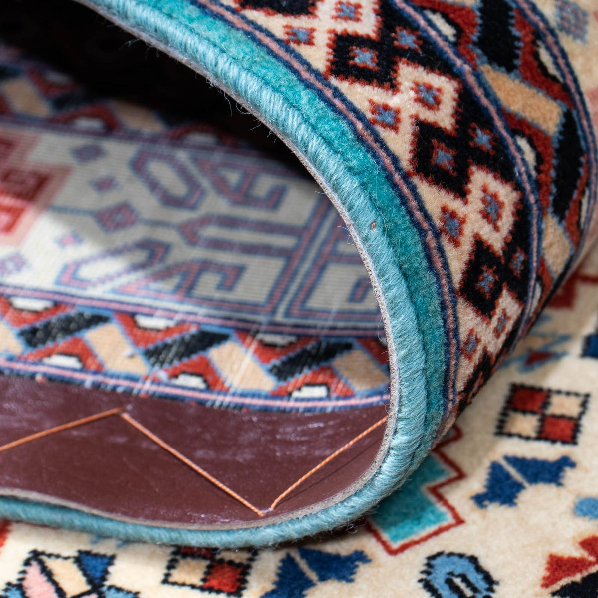 Biegacz Dywan perski - Tabriz - Królewski - 190 x 74 cm - niebieski