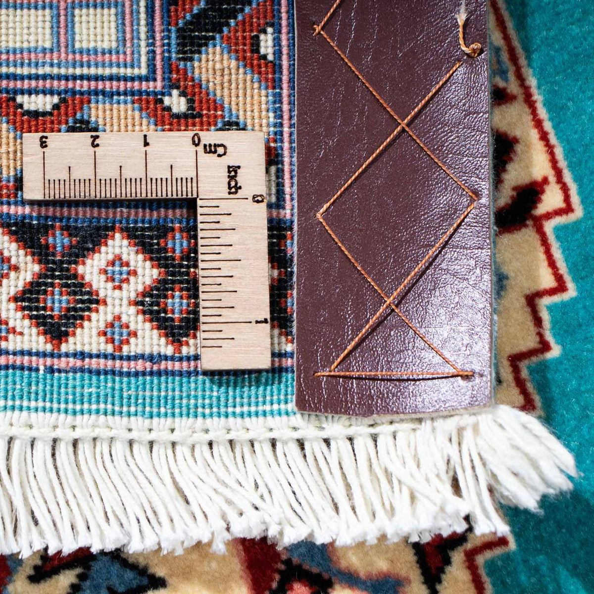 Biegacz Dywan perski - Tabriz - Królewski - 190 x 74 cm - niebieski