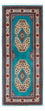 Biegacz Dywan perski - Tabriz - Królewski - 190 x 75 cm - niebieski