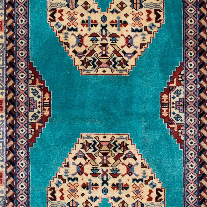 Biegacz Dywan perski - Tabriz - Królewski - 190 x 75 cm - niebieski