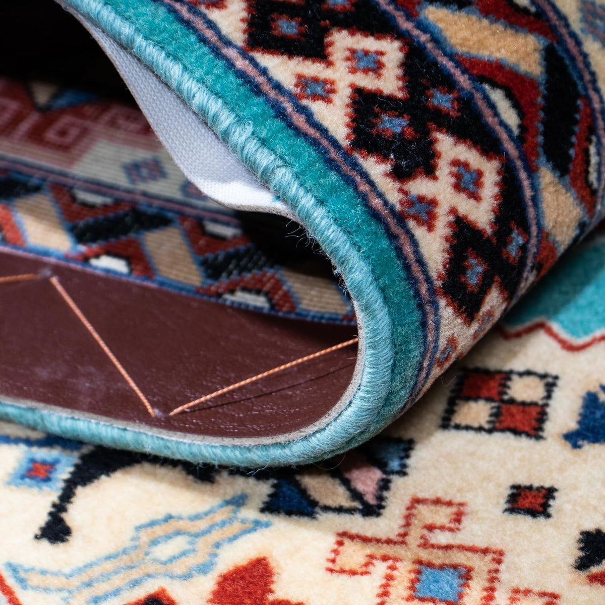 Biegacz Dywan perski - Tabriz - Królewski - 190 x 75 cm - niebieski