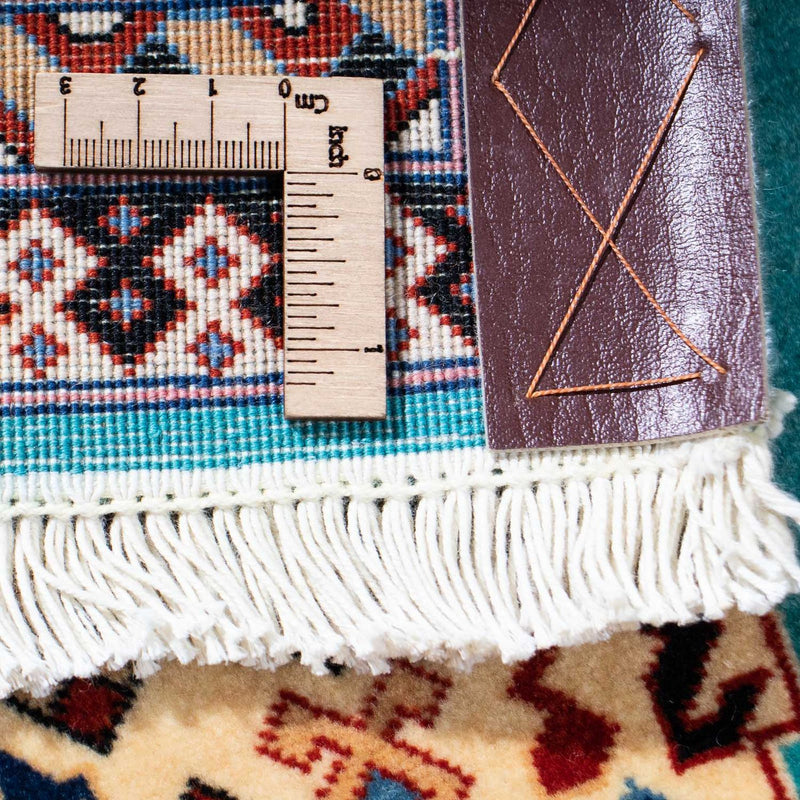 Biegacz Dywan perski - Tabriz - Królewski - 190 x 75 cm - niebieski