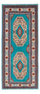 Biegacz Dywan perski - Tabriz - Królewski - 180 x 76 cm - niebieski