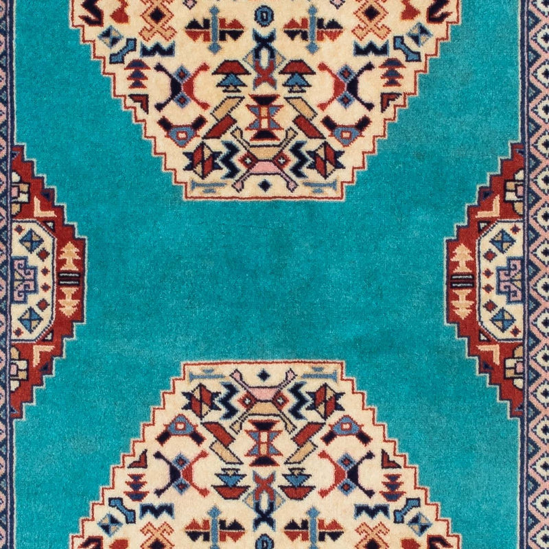Biegacz Dywan perski - Tabriz - Królewski - 180 x 76 cm - niebieski