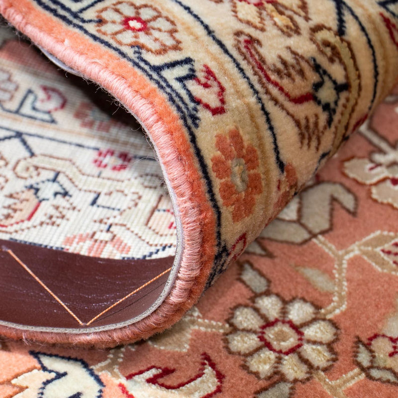 Biegacz Dywan perski - Tabriz - Królewski - 215 x 82 cm - rdza