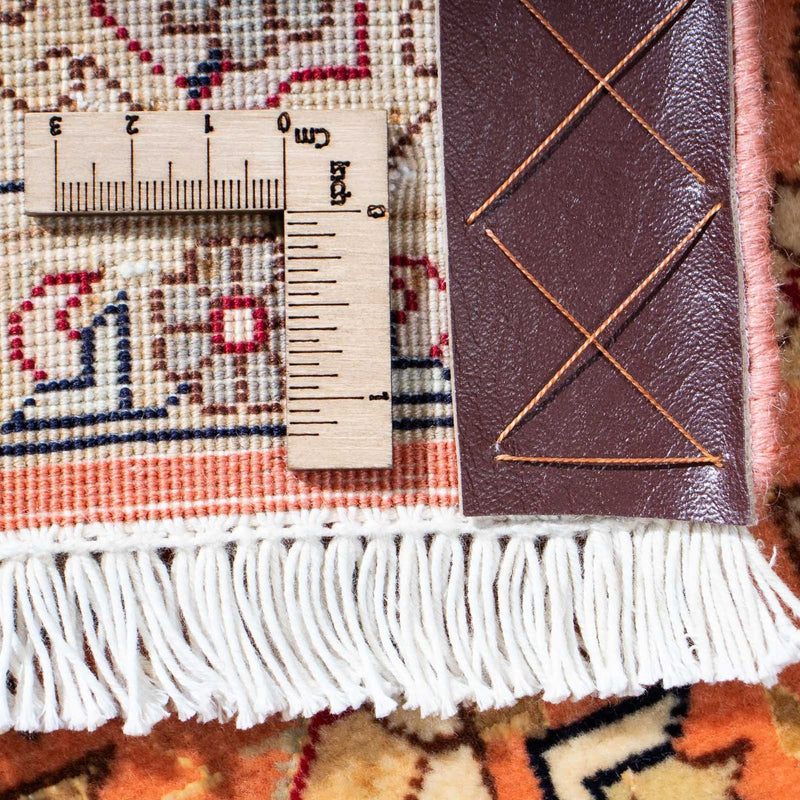 Biegacz Dywan perski - Tabriz - Królewski - 215 x 82 cm - rdza