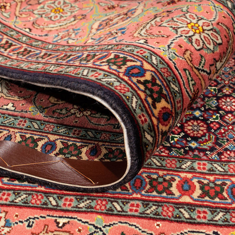 Dywan perski - Tabriz kwadratowy  - 200 x 195 cm - ciemnoniebieski