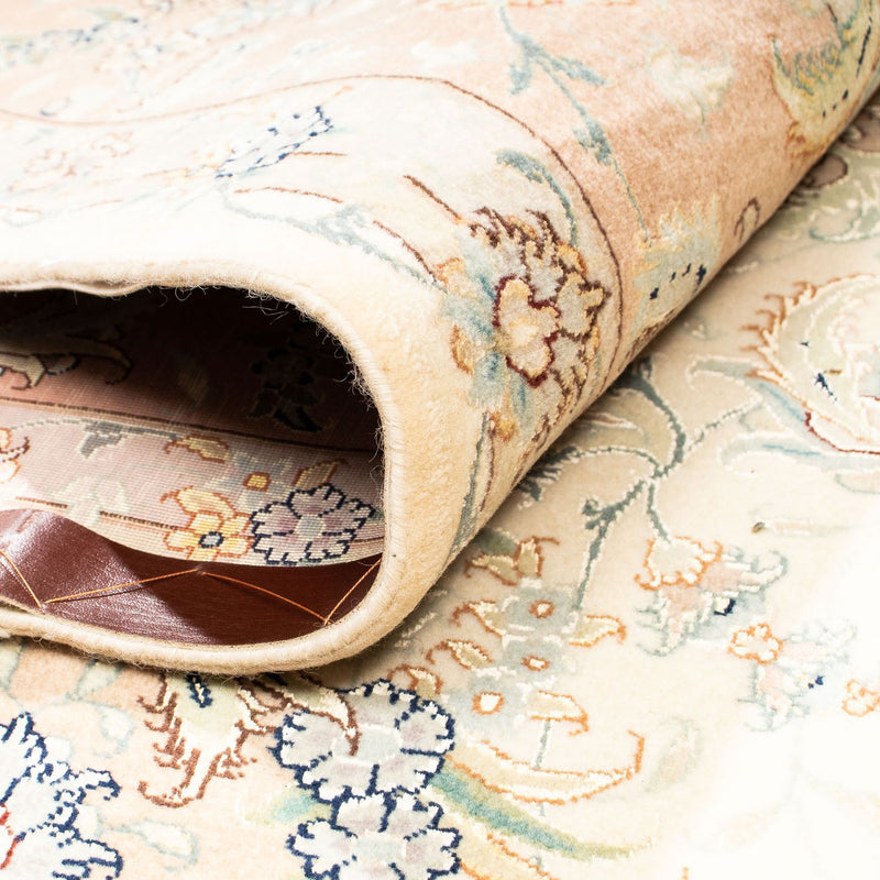 Dywan perski - Tabriz - Królewski - 297 x 204 cm - beżowy