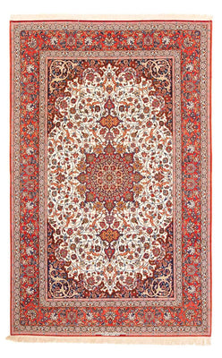Dywan perski - Isfahan - Premium - 310 x 208 cm - czerwony