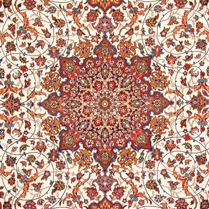 Dywan perski - Isfahan - Premium - 310 x 208 cm - czerwony