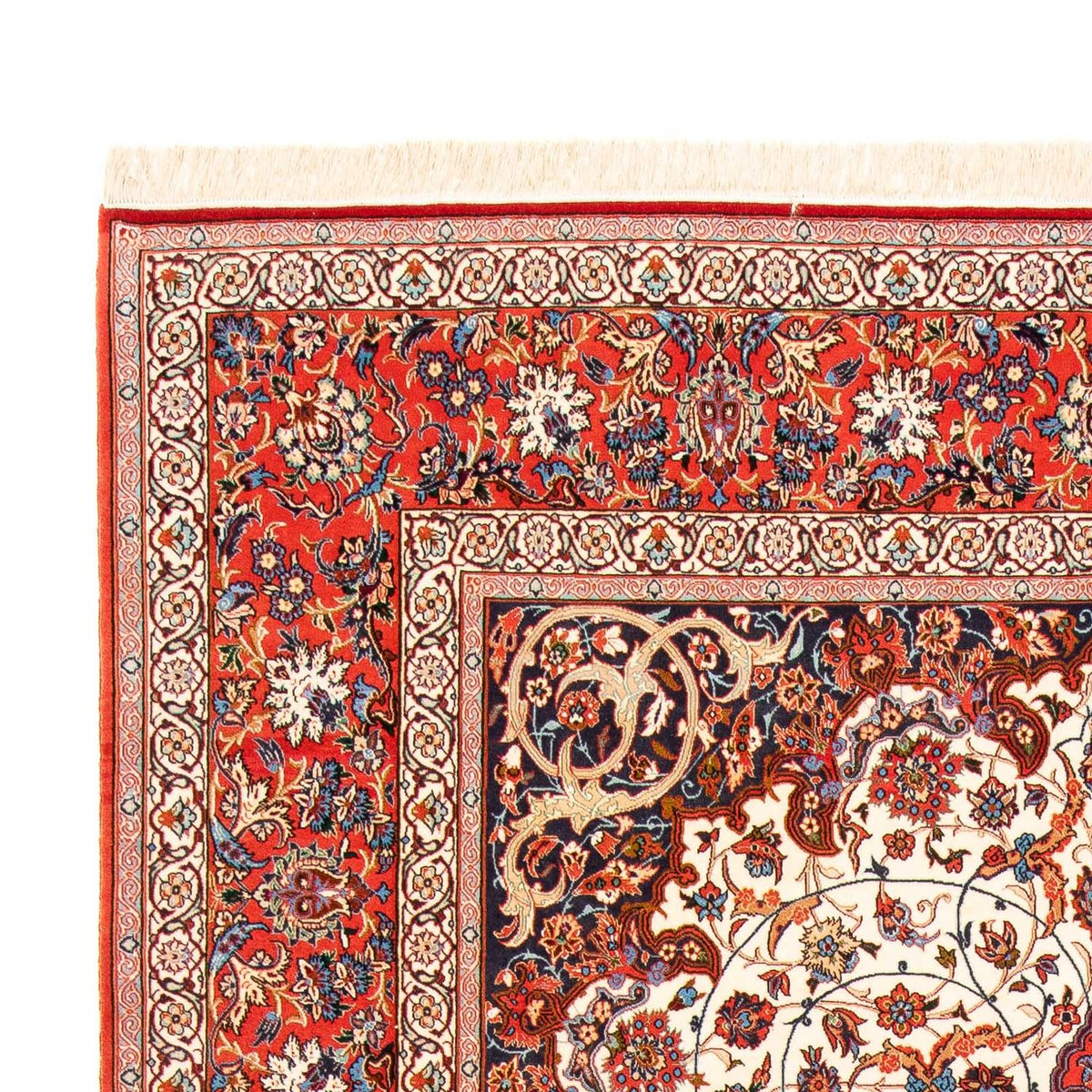 Dywan perski - Isfahan - Premium - 310 x 208 cm - czerwony