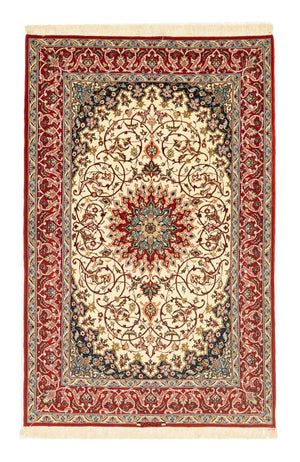 Dywan perski - Isfahan - Premium - 170 x 109 cm - beżowy